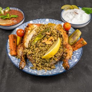 Freekeh Stuffed Chicken