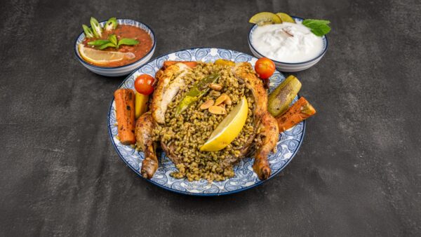 Freekeh Stuffed Chicken